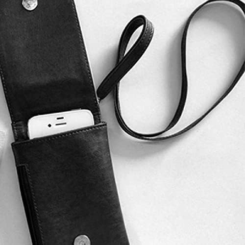 Произведено в Англия Британски Триъгълник Ориентир Флаг Телефон в Чантата си Портфейл Висящ Калъф За Мобилен Телефон, Черен Джоба
