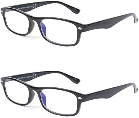 EYE ZOOM 2 опаковки, блокер синя светлина и предпазват от ултравиолетовите компютърни очила и очила за четене