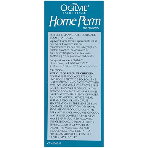 Ogilvie Домашна химическа завивка за нормална коса с повече плътност, по 1 парче (опаковка от 6 броя)
