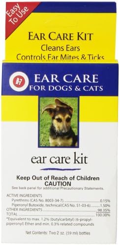 Комплект за грижа за уши за кучета и котки Gimborn R-7