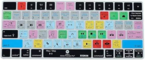 XSKN Magic Keyboard Pro Shortcuts Калъф за клавиатура, XSKN Здрава Силиконова клавиатура за горещи клавиши PR
