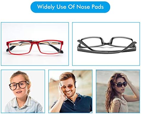 Силикон Лепило Носа облицовка за точки - 20 Двойки Носа накладки за очила