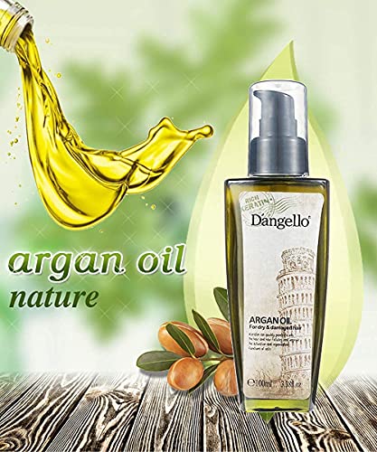 Мароканско Арганово масло за косата Невесомое Леко Масло за Коса Студено пресовано Серум за Разделяне на Връхчетата на Суха