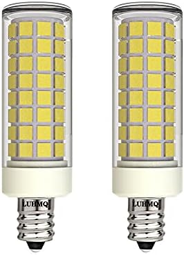 E11 Led лампи T4/T3 JD E11 Мини-полилей с регулируема яркост 7 W (подмяна на халогенни крушки с мощност 70 W) AC110V120V130V, за полилеи, аплици, кабинетного осветление, 2 комплекта (Дне
