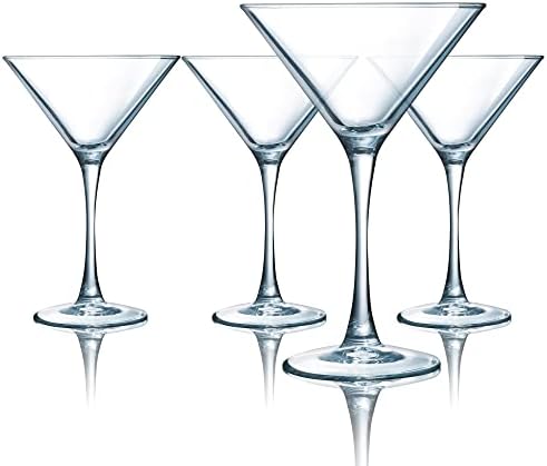Чаша за мартини Luminarc ARC International Atlas (комплект от 4 чаши), 7,5 мл, прозрачни