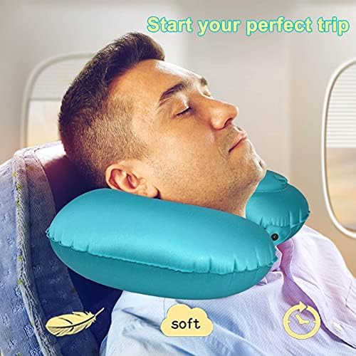 Възглавница за пътуване Fapazee, Надуваема Възглавница за шията, за пътуване, Преносими Възглавници за подкрепа на главата и врата, Подходящи за сън, самолета, автомоб?