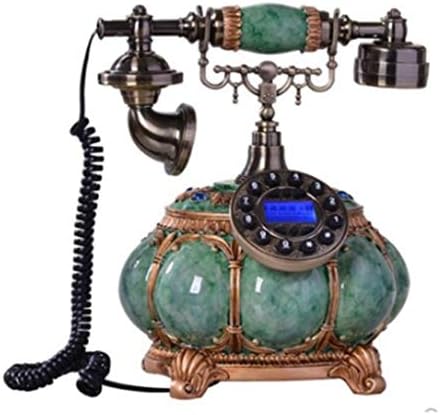 TREXD Ретро Телефон С Превръщането Циферблат Антикварен Кабелен Телефон Украса телефон