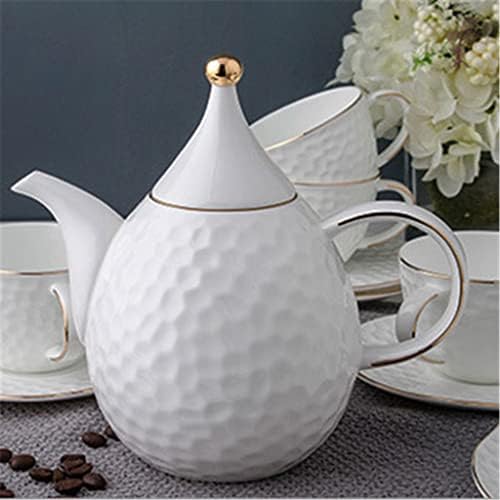 чай в европейски стил, набор от кафе чаши бяло костен порцелан, следобеден чай, чаена чаша, 15 кафе сервизов, керамични чай (Цвят: A, размер: както е показано на фигурат?