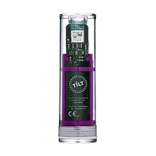 Наклонен Безжичен хидрометър и термометър (лилаво)