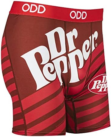 Odd Сокс, Забавни мъжки Слипове-боксерки, Crush, Dr. Pepper, Смели Щампи с логото на 7 Up Soda