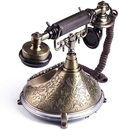 PDGJG Антикварен Стационарен Телефон от Висок клас, Луксозни Домашен Ретро Кабелна Стационарен Телефон за Дома на Хотела