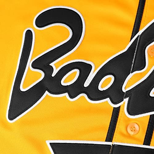 Biggie Smalls Джърси 10 Bad Boy Риза на 90-те Хип-Хоп Дрехи Изработена Филм на Бейзболна Фланелка