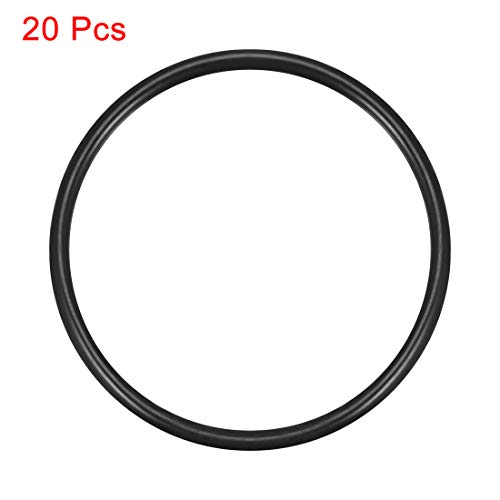 уплътнителни пръстени от нитриловой гума uxcell, 46 мм, диаметър на 41,2 мм и широчина 2,4 мм, Metric оборудване