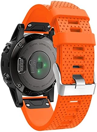 OTGKF Взаимозаменяеми Мек Силиконов Быстроразъемный Каишка За часовник Garmin Fenix 7S 5S GPS Watch