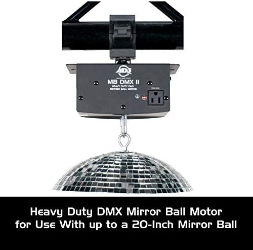 Американски DJ, DMX управляеми тежкотоварни моторни с огледален топката на 20-инчов mirror ball max, също е включаемую выключаемую