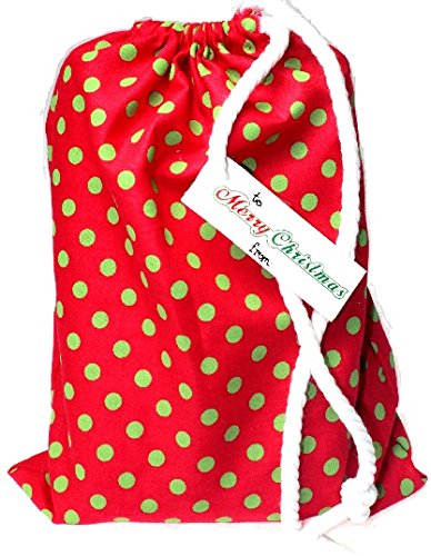 Коледен подаръчен комплект на цена под 20 долара - Зреещи за бебета и деца от новородени до 5 години (от 55 до 90 килограма, мини чанта на Дядо Коледа червен цвят, зелен г?