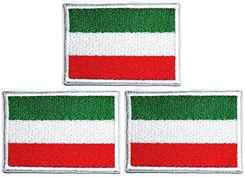 Kleenplus 3 бр., 1,2X1,7 инча. Нашивка с флага на Италия, Тактически военен флаг, апликации, ленти, флаг на страната свят, че