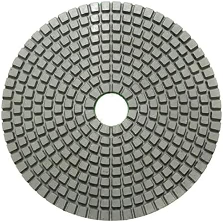 Быстросменные Шлифовъчни дискове 1бр 30-10000 Обяснение за Диамантен диск за Мокро Полиране 125 мм за Мрамор, Бетон, Гранит - 400 # Сменяеми Шлифовъчни дискове (Размер: 50 #)