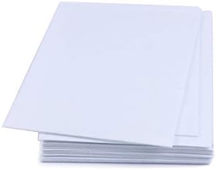 Твърди, пухкава листове YYCRAFT 9 x 12 см - опаковка от 24 бр., бяла (дебелина 1,2 мм)