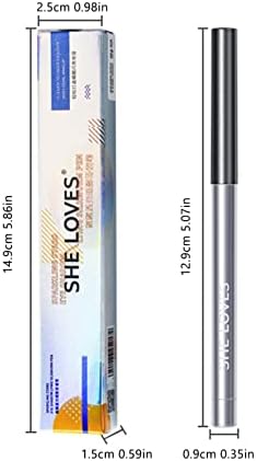 Молив за очна линия на очите VEFSU Гладка, Водоустойчива Устойчива молив за очна линия на очите с шелкопрядом, писалка за избелване
