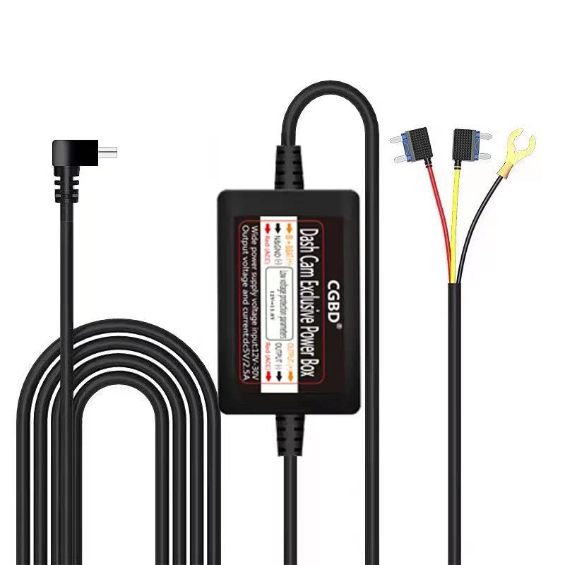Комплект кабелни устройства CGBD Dash Cam, Комплект кабелни устройства с Micro USB един dashcam, от 12 до 24 В до
