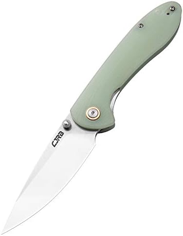 CJRB Малък фелдшпат Зелен цвят В комплект с Ria Blue Чудесен компаньон за ножове EDC