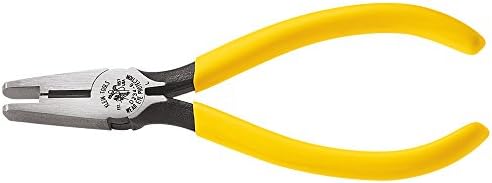 Клещи за кримпване на конектори Klein Tools D234-6 Scotchlok с Индукционно Закалени Ножове, връзка с гореща Заклепкой и Извити дръжки