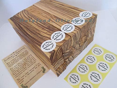 10 ~ Заготовки за дръжки от маслиново дърво Bethlehem с Автентични сертификати-Премиальное качество