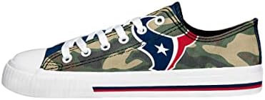Дамски Камуфляжные Парусиновые обувки Houston Texans NFL С Нисък Покрив - 8