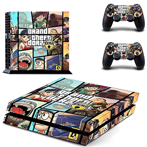 За PS5 ДИСК С играта Grand GTA Theft And Auto Стикер на корицата на PS4 или PS5 За конзолата PlayStation 4 или 5 и контролери Vinyl Стикер DUC-5318