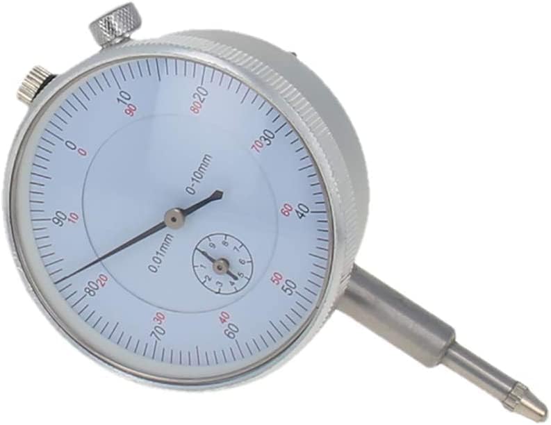Индикатор на циферблата Bettomshin с ключалка 0-10 мм Точност 0,01 мм Метричен Метален Точност Измервателен Инструмент за Инженер-Водачът на 1 бр.