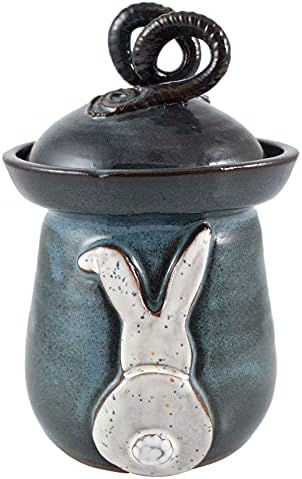 Буркан за плотове Modern Artisans Бъни-Butt - Американската Керамични съдове, ръчно изработени, 20 грама