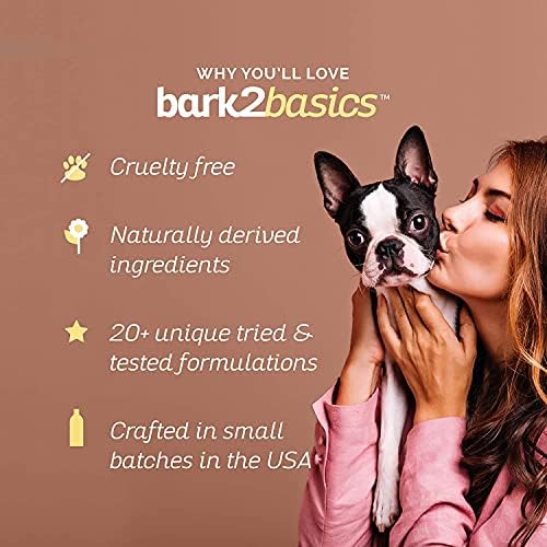 Климатик за кучета Bark2Basics Re-Moisture Conditioner, 16 унции, се влива със алое Вера, Хидратира Суха, Зудящую кожа, Чувствителна