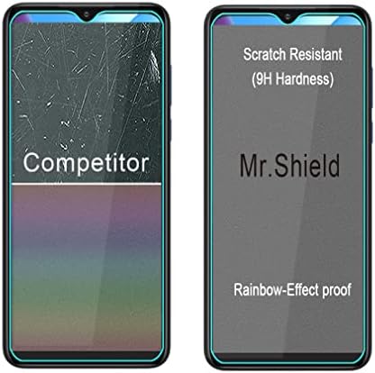 Mr.Shield [Комплект от 3 позиции] е Предназначен за Motorola (Moto G Pure) [6,5 инча] [Закалено стъкло] [Японското стъкло