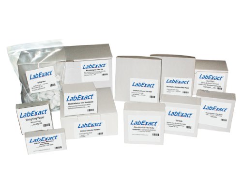 Филтър от микрофибър LabExact 1200151 Grade VSS Glass, боросиликатное стъкло, без свързващо вещество, 1,5 микрона, 12,5 см (опаковка по 100 броя)