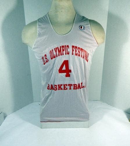 Баскетболна игра на Олимпийския фестивал на САЩ, 1990 4, Използвана В Червената Тренировъчна Тениска DP42865