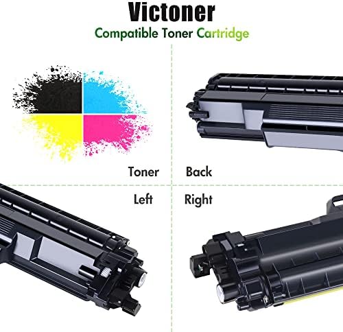Подмяна на съвместим тонер касета VICTONER за принтер Brother TN227 TN223 TN-227 TN 227BK/C/M/Y HL-L3270CDW MFC-L3770CDW