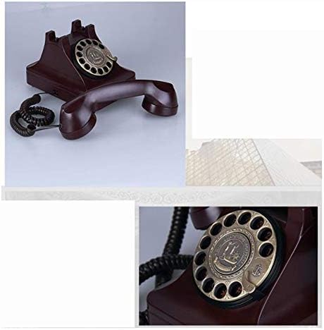 Ретро Старомоден Телефон Европейския Антикварен Телефон Телефони с Превръщането избиране Ретро Настолен Стационарен телефон,