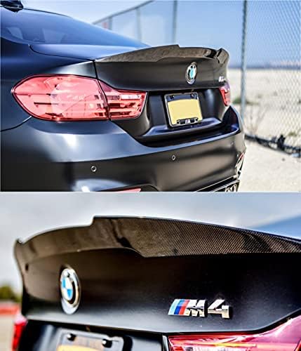 NINTE Заден Спойлер Броня за 2015-2019 BMW F82 M4 Coupe, Капак от Въглеродни влакна, Материал ABS, Удължител на Задния багажник,