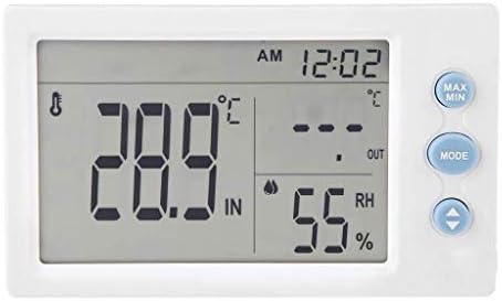 Термометър WODMB За помещения, Термометър за измерване на температура и Влага, Влага Сензор с Подсветка, Стаен Термометър-Влагомер за Дома, Офиса, Детската Стая На зак