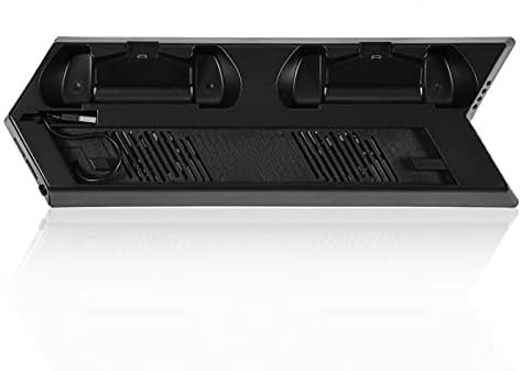 USB Вентилатора за Охлаждане Cooler Двойно зарядно устройство, Зарядно устройство за PS4 2-портов USB Хъб