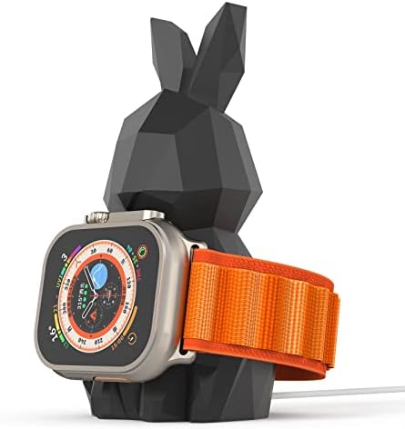Сладък поставка за зарядно устройство Apple Watch, която е съвместима с Apple Watch Ultra / 8-1 (45 мм 44 мм 42 мм 41 мм, 40 мм, 38 мм), зарядно устройство за зареждане на Samsung Galaxy Watch 5/5 Pro, при