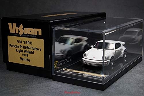 1/43 Мащабни модели на автомобили Eidolon Make Up Porsche 911 (964) Turbo S Осветени от 1992 Бял VM159C