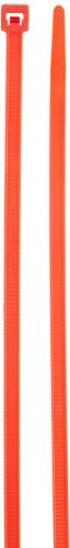 Найлонови Кабелни Връзки Aviditi 14 инча, Флуоресцентно оранжево на цвят, от 50 паунда. Силата.Ширина 19 см, Защитени