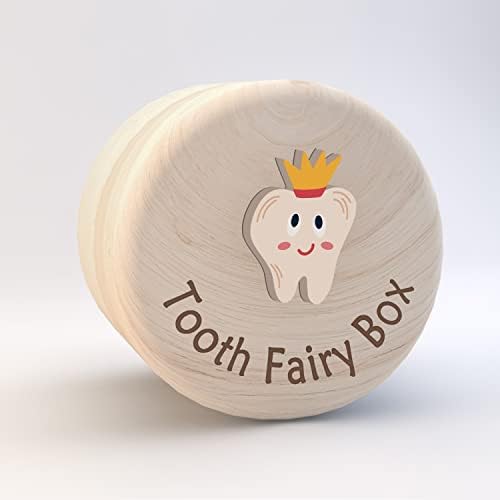 Скоростна Феята на Зъбките Azbuk за момчета и момичета, на Специална Дървена Кутия за зъби и 3D Зъб, За Съхранение