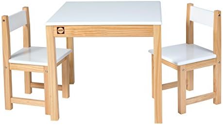 Комплект дървени Маси и Столове на ALEX Toys Artist Studio Бял цвят