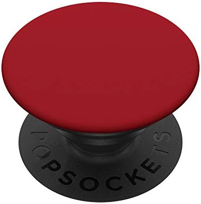 Прост Обикновен Шик Матово-Червен Дизайн PopSockets С възможност за смяна на PopGrip