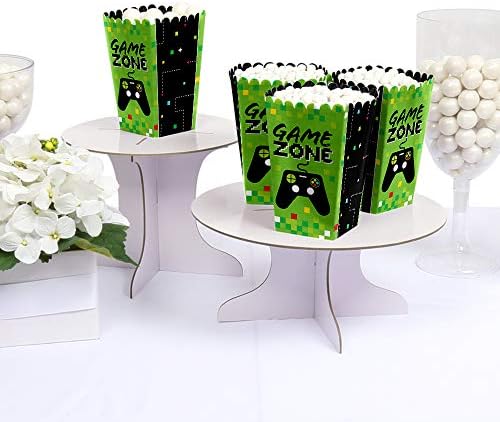 Детска зона - Пиксел парти с видео игри или Парти по случай рожден Ден, Подарък кутии с Пуканки - Комплект от 12