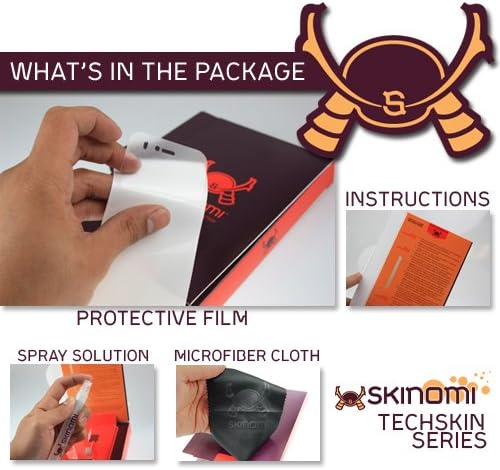 Защитно фолио за цялото тяло Skinomi е Съвместима с Pantech Flex (Защитно фолио за екрана + задната част на кутията)