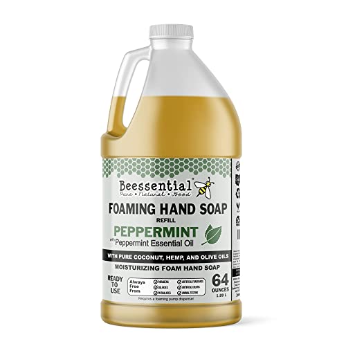 Естествено Пенящееся сапун за ръце Beessential Зареждане Bulk 64 грама с Лемонграссом | Произведени с хидратиращо